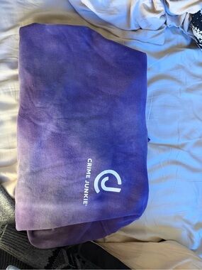 Crime Junkie Purple Plush Hoodie - Limited Edition